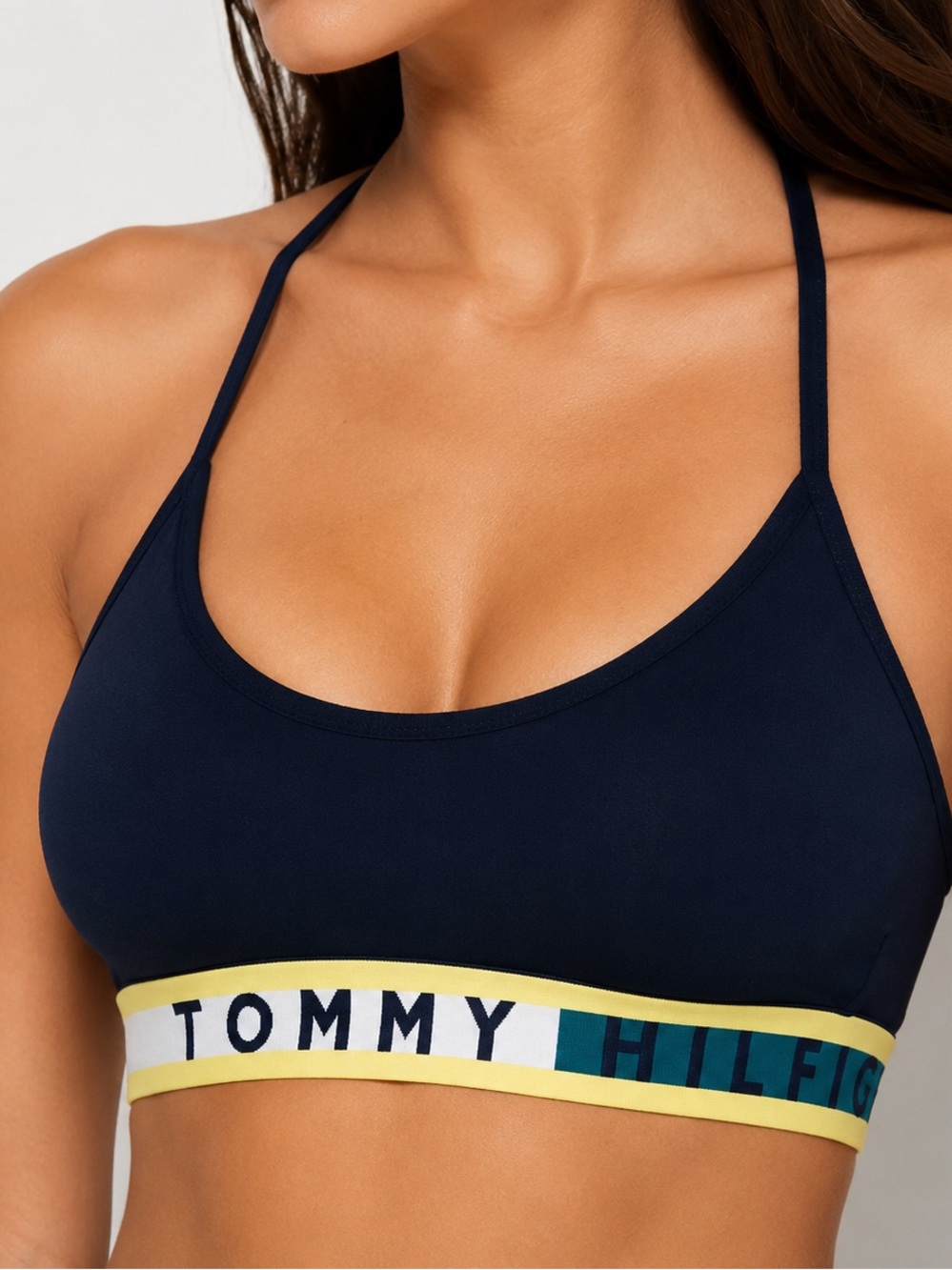 Tommy Hilfiger Seamless Logo Scoop Neck Bralette R70T436 NWT Sz S